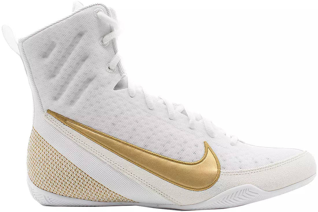 Nike Machomai 3 Boxing Shoes White Gold
