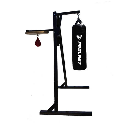 PROLAST® Deluxe Heavy Bag & Speed Bag Combo Stand W/Bags