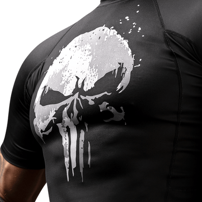 Marvel's The Punisher Short Sleeve Rash Guard
