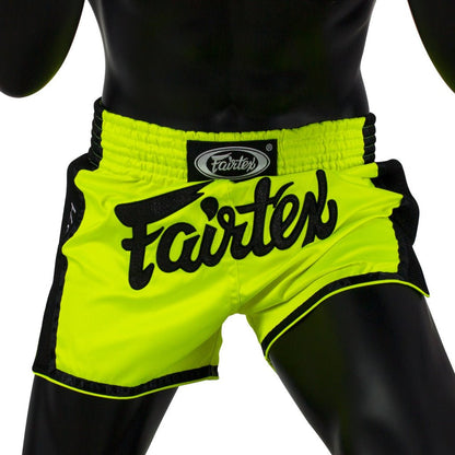 FAIRTEX MUAY THAI SHORTS - BS1706 LIME GREEN