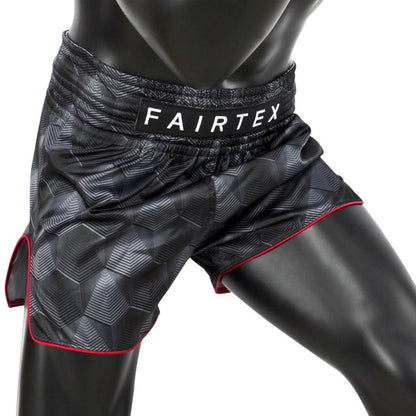 FAIRTEX MUAY THAI SHORTS – BS1901 STEALTH BLACK