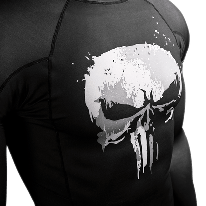 Marvel's The Punisher Long Sleeve Rash Guard