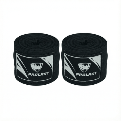 Prolast Professional Boxing 180' Black Hand Wraps