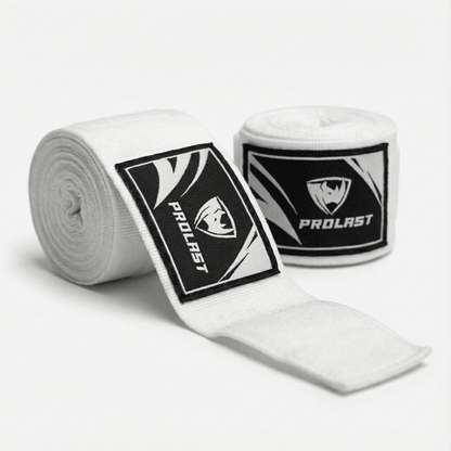 Prolast Professional Boxing 180' SNOW WHITE Hand Wraps