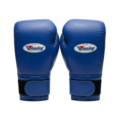 Winning Velcro Boxing Gloves Blue