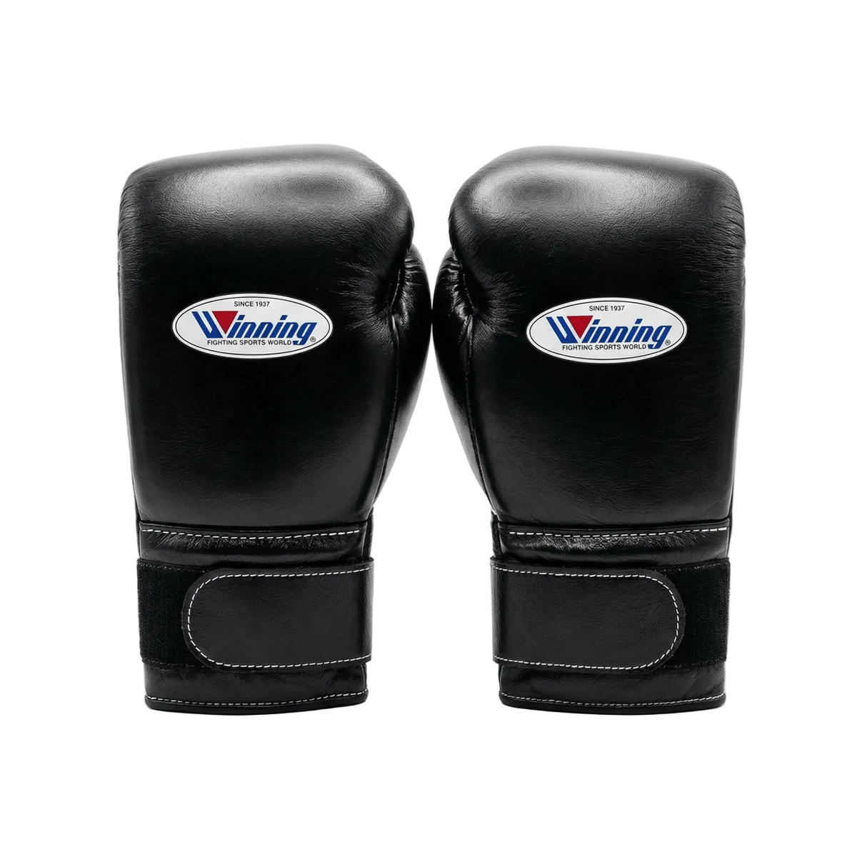 Winning Velcro Boxing Gloves Black