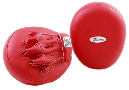 Winning High Grade Type Punch Mitts Red
