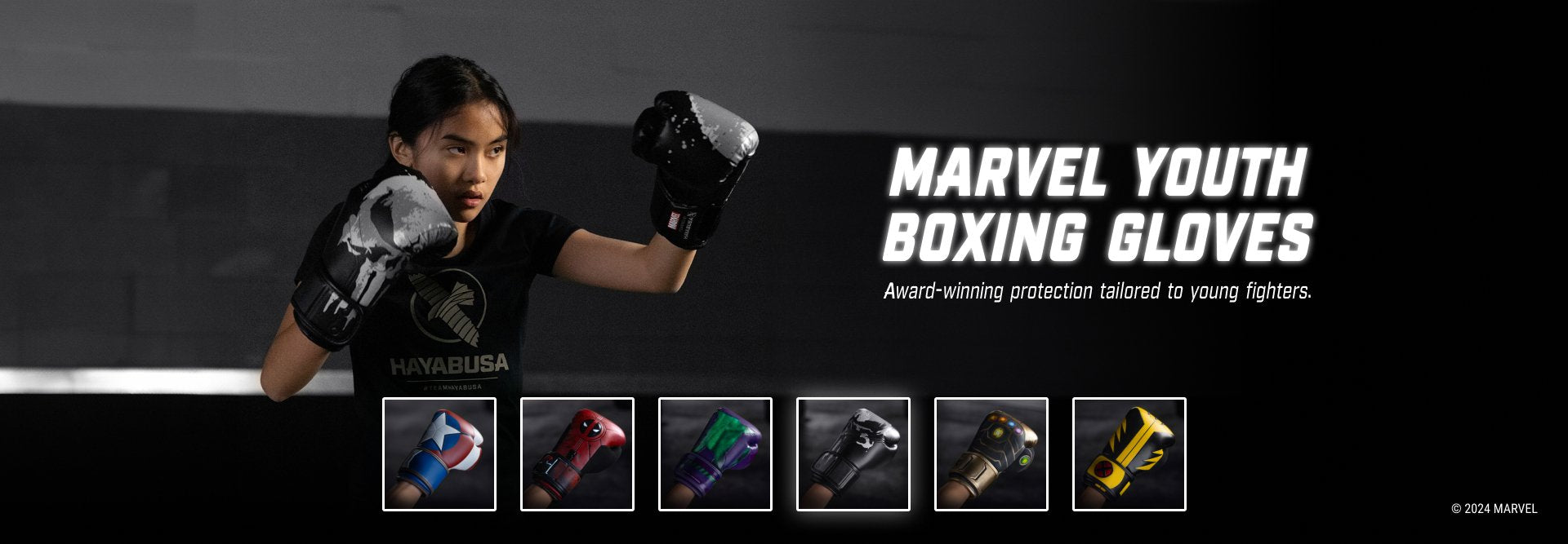 Marvel youth boxing gloves